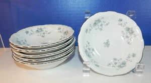 Johann Haviland Blue Garland Fruit Dessert Bowls Bavaria Germany 5" Set of 6 - Picture 1 of 6