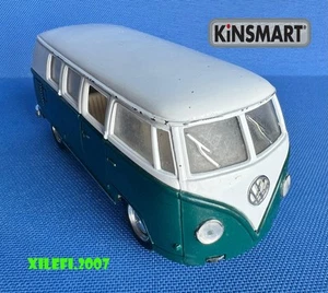 volkswagen bus classic 1962 kinsmart 1/32 VERDE KT5060 diecast COME DA FOTO - Imagen 1 de 10