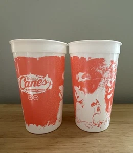 2 Stück 2023 Raising Cane's Post Malone Limited Edition Sammler 32 oz Becher - Bild 1 von 6