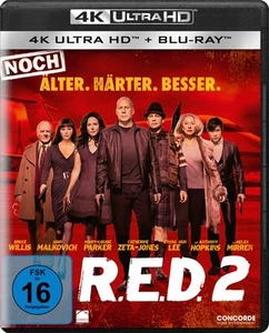 R.E.D. 2 - Noch Älter. Härter. Besser (4K Ultra-HD) (4K UHD Blu-ray) (UK IMPORT) - Picture 1 of 6
