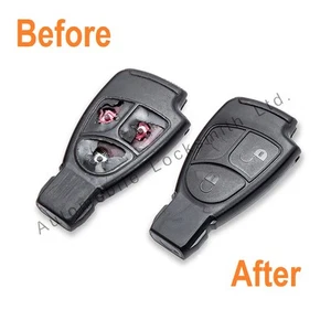 For Mercedes CL CLK 2 / 3 Button Remote Smart Key Repair Refurbishment Service - Picture 1 of 1