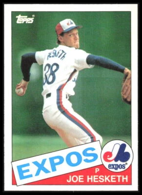 1985 Topps Traded Joe Hesketh #52T Montreal Expos 5K - Image 1 of 2