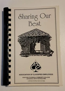 Sharing our Best cookbook Guilford Tech Community College 1993 - Imagen 1 de 4