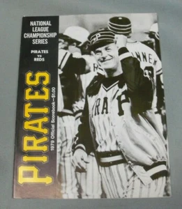 Pgh Pirates, 1979 N L Championship Series Program, Reds, Very Clean, Not Scored - Picture 1 of 4