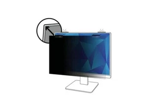 3M Privacy Screen Filter Black - For 23" Widescreen LCD Monitor - 16:9 - Scratch - Picture 1 of 5