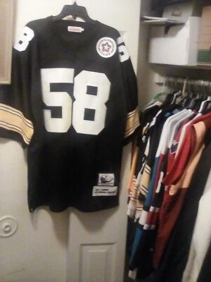 Jersey Jack Lambert Steelers Mitchell Ness Bicentenario Hombre Talla 52  Foto 1 de 4