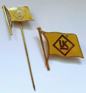 Union Carriers TankShip German Shipping Company Staff Badge & stick Pin Hamburg - Foto 1 di 3