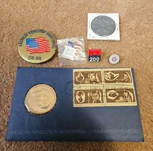 U.S. Constitutional Bicentennial Commemorative lot of pins and coins 1976 - Picture 1 of 1