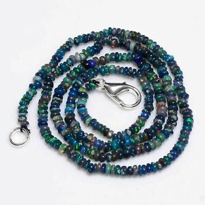 blue/black coloring 20 inches larger beads of 5-6mm half strand or 10 inches