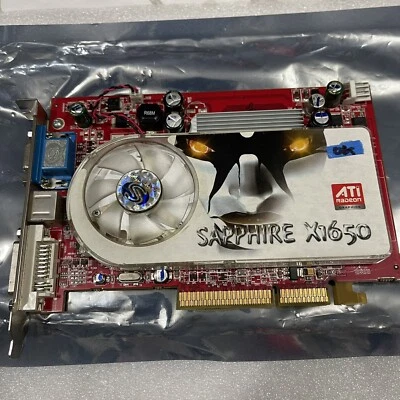 Sapphire ATI Radeon X1650 512MB AGP DDR2 VGA DVI S-Video Video Card - Image 1 of 3