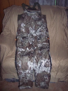 Mens Medium Camo Bibs Strata Camo Bib Overalls Insulated Camo Hunting Bibs - Picture 1 of 6