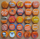 25 DIFFERENT SHADES OF ORANGE THEMED WORLDWIDE BEER/SODA BOTTLE CAPS LOT 1
