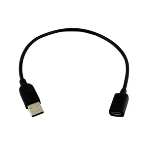 USB 3.1 Type C Female to USB 2.0 A Male Cable for Macbook Android Mobile Phone - Picture 1 of 7