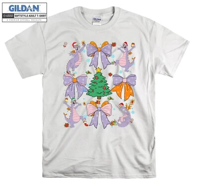 Figment Coquette Bows Christmas Santa Figm Hoodie Tshirt Men Women Unisex AB277 - Image 1 of 4