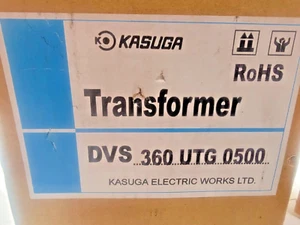KASUGA TRANSFORMER DVS360UTG0500 Transformer, 360 Va, - Imagen 1 de 6