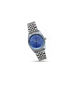 Montres Carlo Herren blaues Zifferblatt Edelstahl Uhr-a27230silblu - Bild 1 von 1