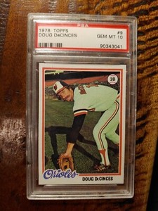 1978 Doug Decinces #9 PSA 10 Gem Mint