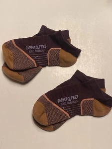 Farm To Feet Low Cut Socks Women’s XS / Small / Kids Large — 2 Pairs - Picture 1 of 3