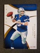 2015 Panini Immaculate Tony Romo Collection Gold/99 