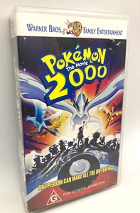 Pokemon The Movie 2000 - VHS Tape Video Cassette Anime Free Post - Picture 1 of 5
