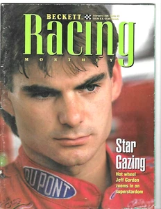 Beckett RACING MONTHLY 1995 Issue 6 Magazine Hot Wheel Jeff Gordon - Picture 1 of 3