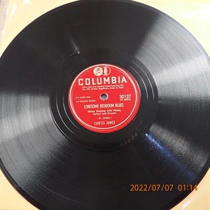 E+ 78 Curtis Jones Columbia 30137 Lonesome Bedroom Blues #2 - Picture 1 of 2