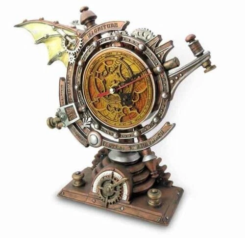 Alchemy Gothic The Stormgrave Chronometer, Steampunk Mantel Clock Gothic V15 Cover