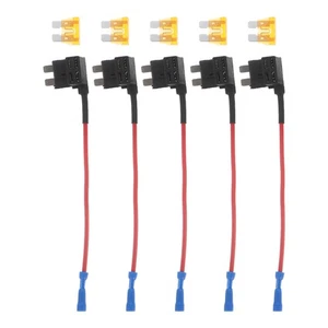  5 Pcs Standard Car Fuse Kit Automotive Junction Box Dual Head Tap - Picture 1 of 12