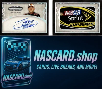 2013 Press Pass Showcase Tony Stewart NASCAR Sprint Cup Patch Book 1/1 - Image 1 of 2