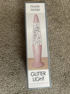 Lámpara de lava rosa brillante decoración de habitación 13 pulgadas de alto edición limitada nueva con caja Foto 1 de 2