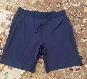 Lululemon Men's Black XL Shorts 9" Inseam Polyester T.H.E Shorts w/Liner - Picture 1 of 6