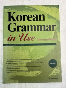 Korean Grammar in Use - Intermediate (MP3 CD) Darakwon Textbook for TOPIK 3 4 - Picture 1 of 6