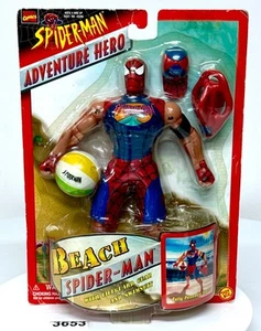 Marvel Adventure Hero Beach Spider-Man 10" inch Figure Toybiz 2000 - Picture 1 of 9