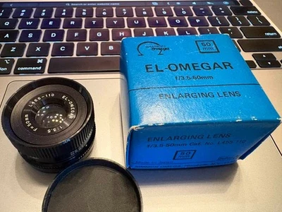 Omega El-Omegar | Lente de ampliación 50 mm f/3,5 con tapas y caja Foto 1 de 3