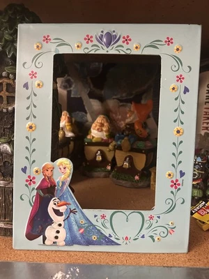 Marco de fotos Frozen Elsa, Anna y Olaf de 6,5 a 7” X 5” marco de metal  Foto 1 de 4