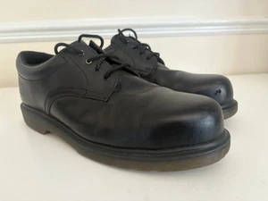 Herren Dr Martens Industrial Stahlkappe Sicherheitsschuhe Schwarz Leder Größe UK 10 - Bild 1 von 14
