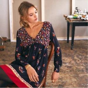 Abito Sezane taglia 36 (4) Daphna floreale manica lunga francese boho cottage festival - Foto 1 di 6