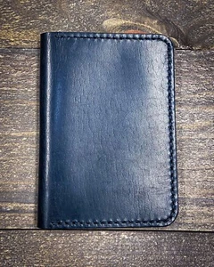 Portafoglio passaporto da viaggio in pelle Tinkerman in pelle fatto a mano in USA - Foto 1 di 4