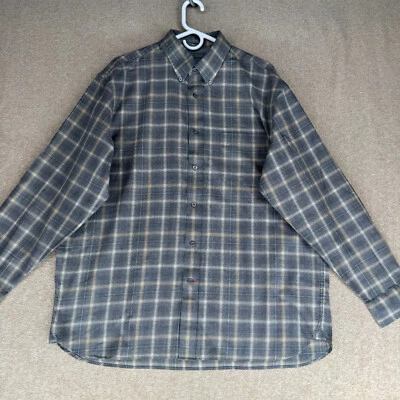 Daniel Crémieux Signature Men Size XL  Check Cotton Long Sleeve Casual Shirt - Image 1 of 4