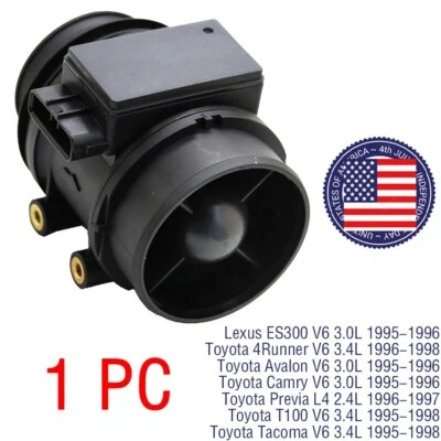 Sensor de flujo de masa de aire MAF 22250-20020 para Toyota 4Runner Camry Tacoma Lexus ES300 Foto 1 de 4