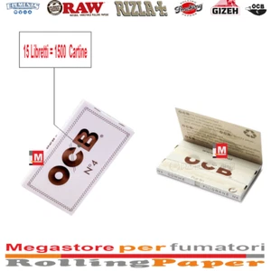 Ocb Bianche Corte Doppie – Double Whiete 15 Libretti 1500 Carine - Zdjęcie 1 z 1