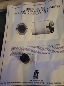 LTI Tools LT-720 Easy Access Tool GM Radiator Plug Tool - Picture 1 of 6