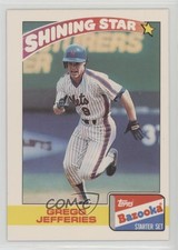 1989 Topps Bazooka Shining Stars Gregg Jefferies #16