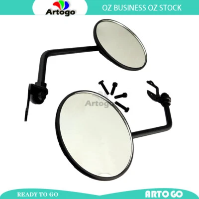 2X R/L Hand Mirror Set Fit  YAMAHA WR450F 1998 1999 2000 2001 2002 2003-2013 — 第 1/4 张图片