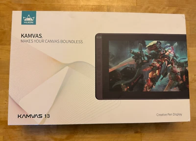Huion Kamvas 13 Graphics Drawing Pen Tablet - Black (GS1331) - Image 1 of 3