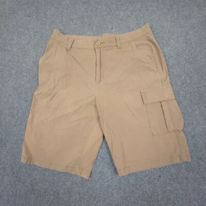 Calvin Klein Shorts Mens 30 Brown Ripstop Cargo Pockets Outdoor Logo Size 30 - Picture 1 of 11