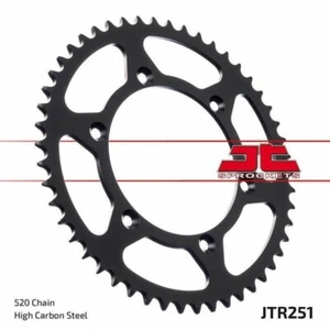 Piñón trasero de acero Yamaha YZ YZF WRF 125 250 400 426 450 1999 - 2021 51T moto X - Imagen 1 de 1