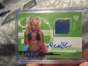 2017 WWE TOPPS UNDISPUTED ALEXA BLISS AUTO/RELIC #23/25 - READ - Picture 1 of 7