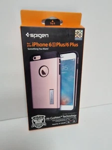 Spigen iPhone 6 Plus / 6s Plus Case Slim Armor Protective Back Cover Rose Gold - Picture 1 of 2