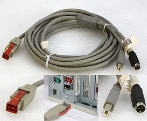 Powering USB Cable 24V Powered USB Cord 1416-C713-0040 +3-Pin Plug O301 - Picture 1 of 1